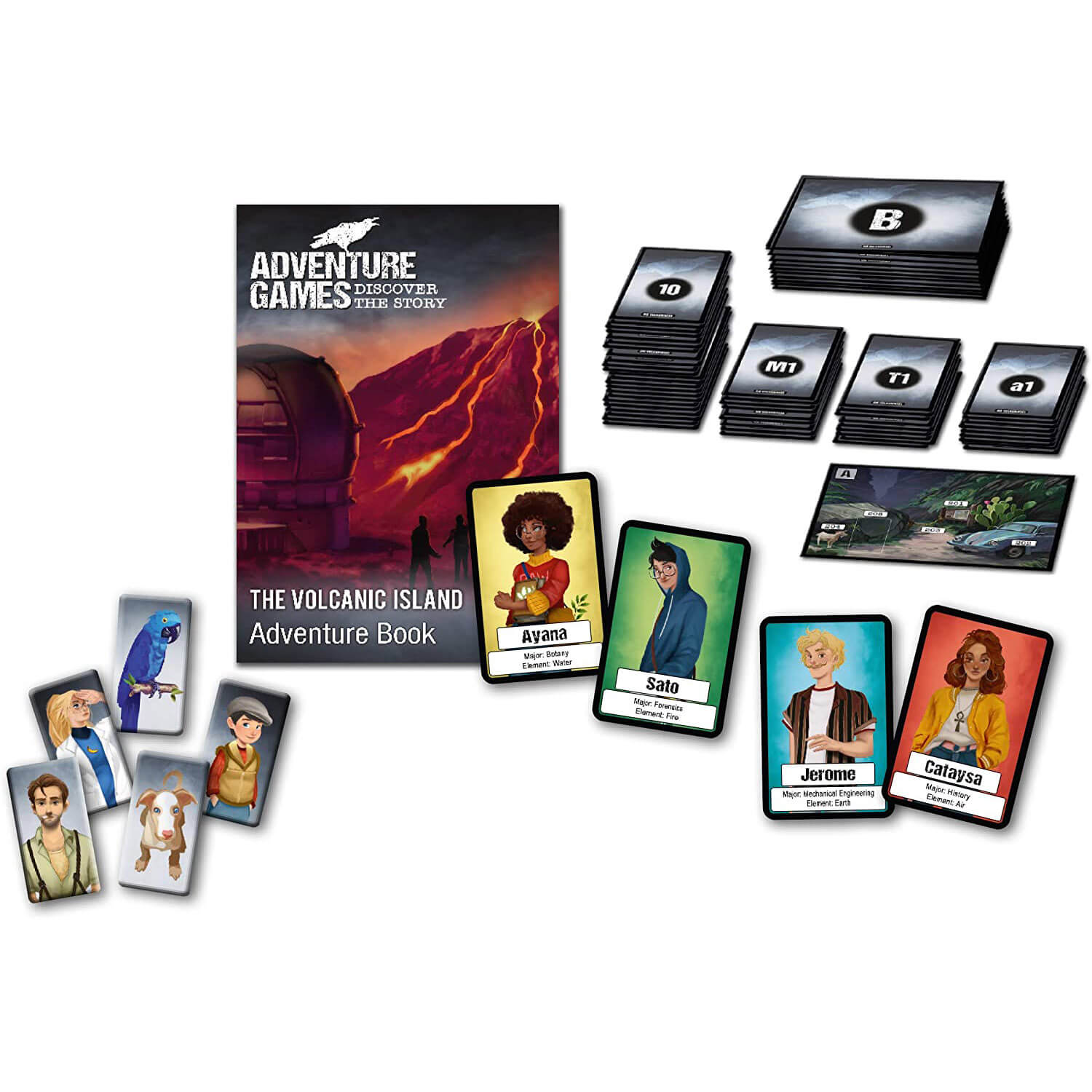 Thames & Kosmos Adventure Games The Volcanic Island
