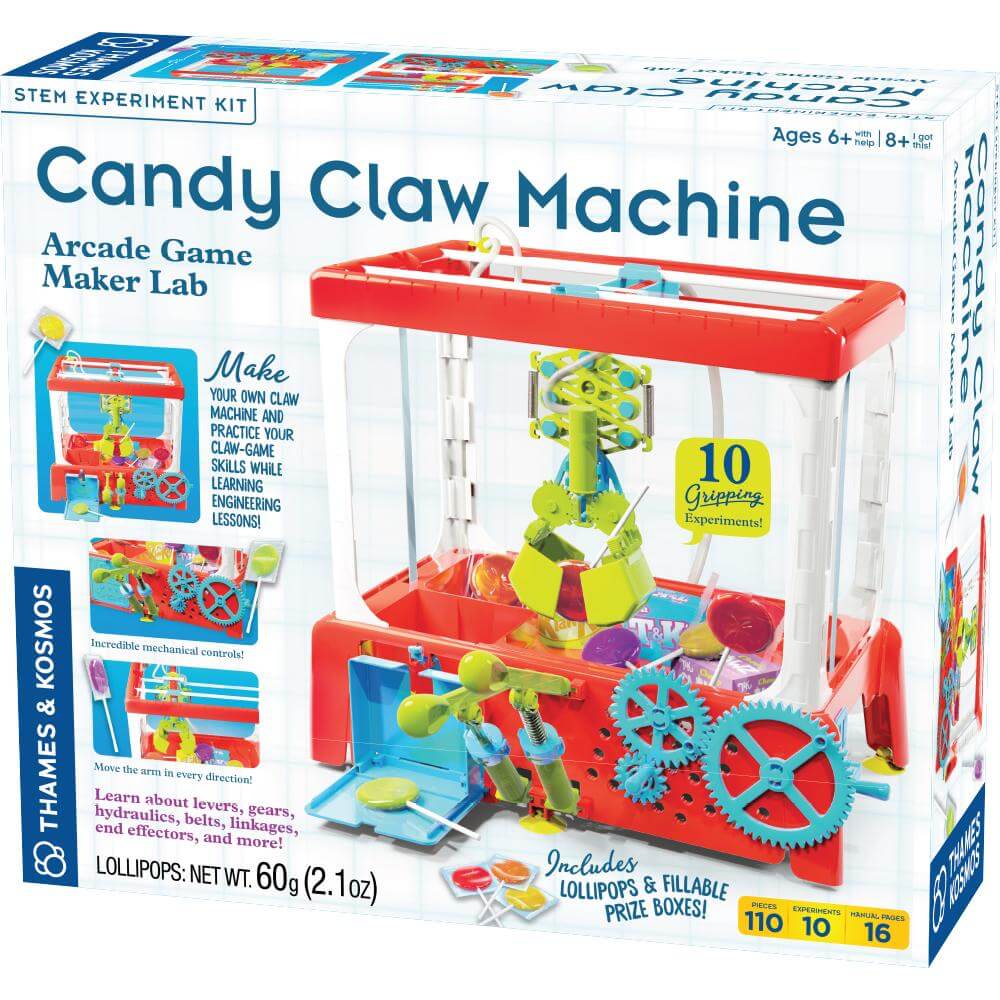 Thames and Kosmos Candy Claw Machine Arcade Game Maker Lab