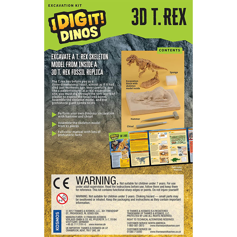 Thames and Kosmos I Dig It! Dinos - 3D T. Rex Excavation Kit