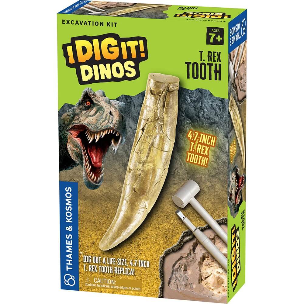 Thames and Kosmos I Dig It! Dinos - T. Rex Tooth Excavation Kit