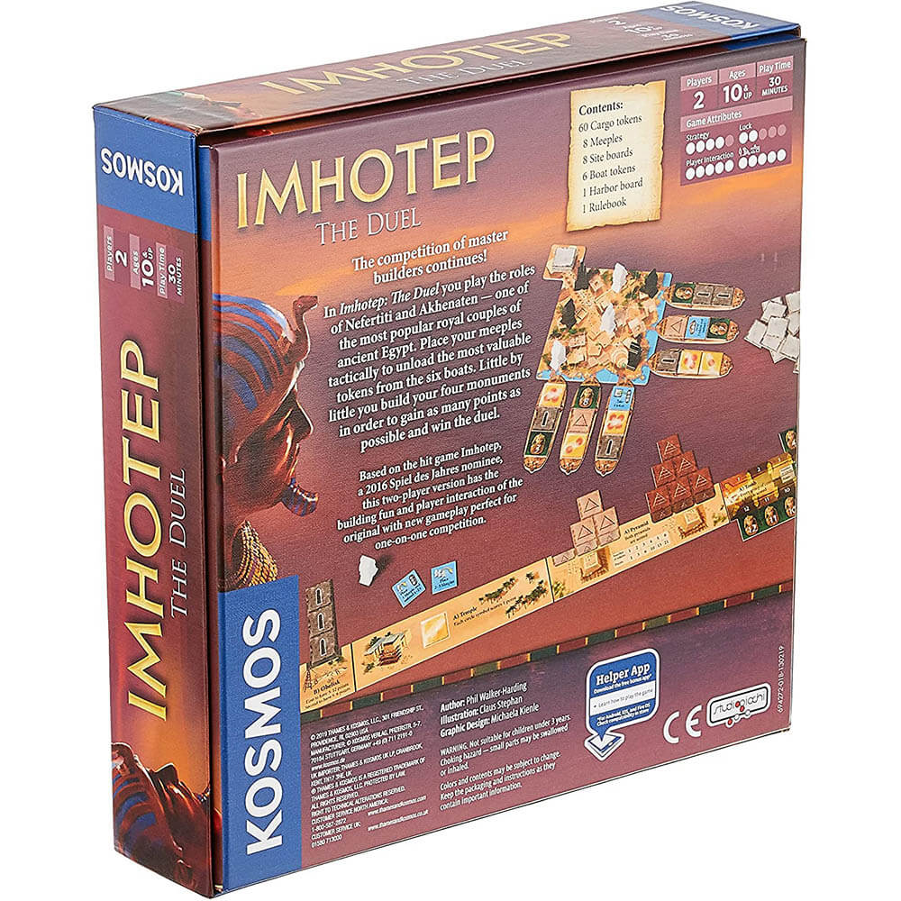 Thames and Kosmos Imhotep The Duel 2-player Game
