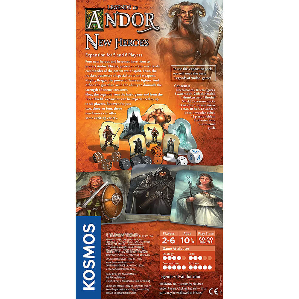 Thames and Kosmos Legends of Andor: New Heroes (Expansion Pack)