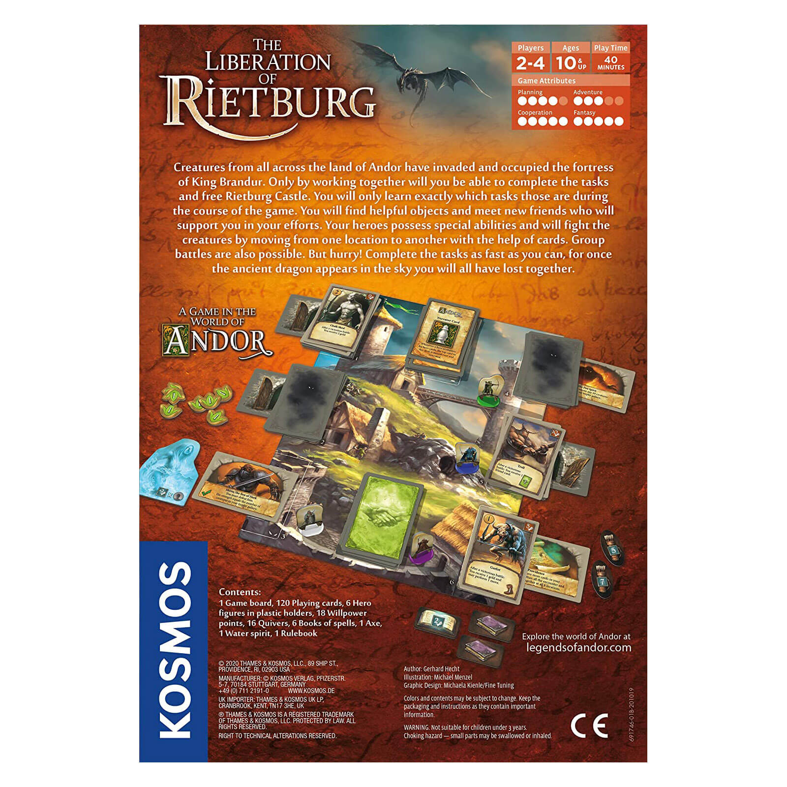 Thames & Kosmos Legends of Andor Liberation of Rietburg