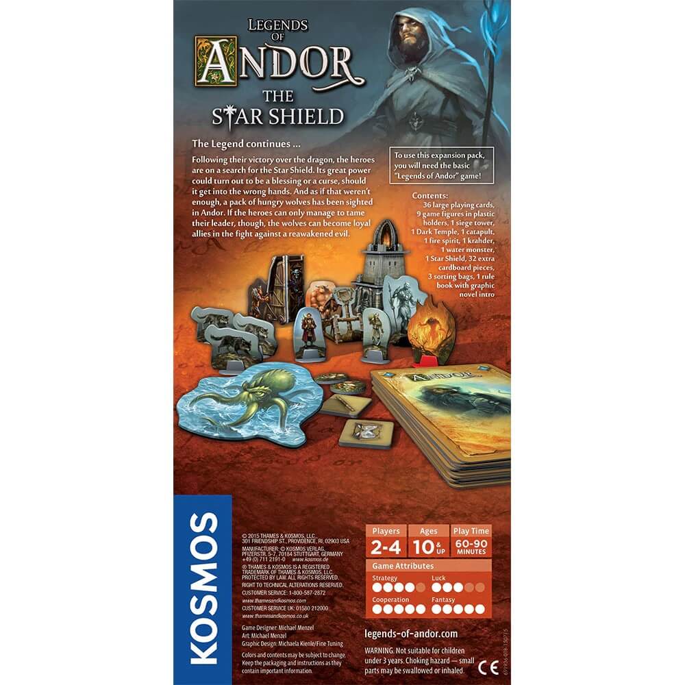 Thames and Kosmos Legends of Andor: The Star Shield (Expansion Pack)