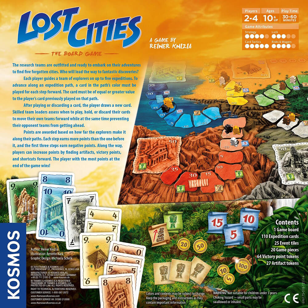 Thames and Kosmos Lost Cities (The Board Game)