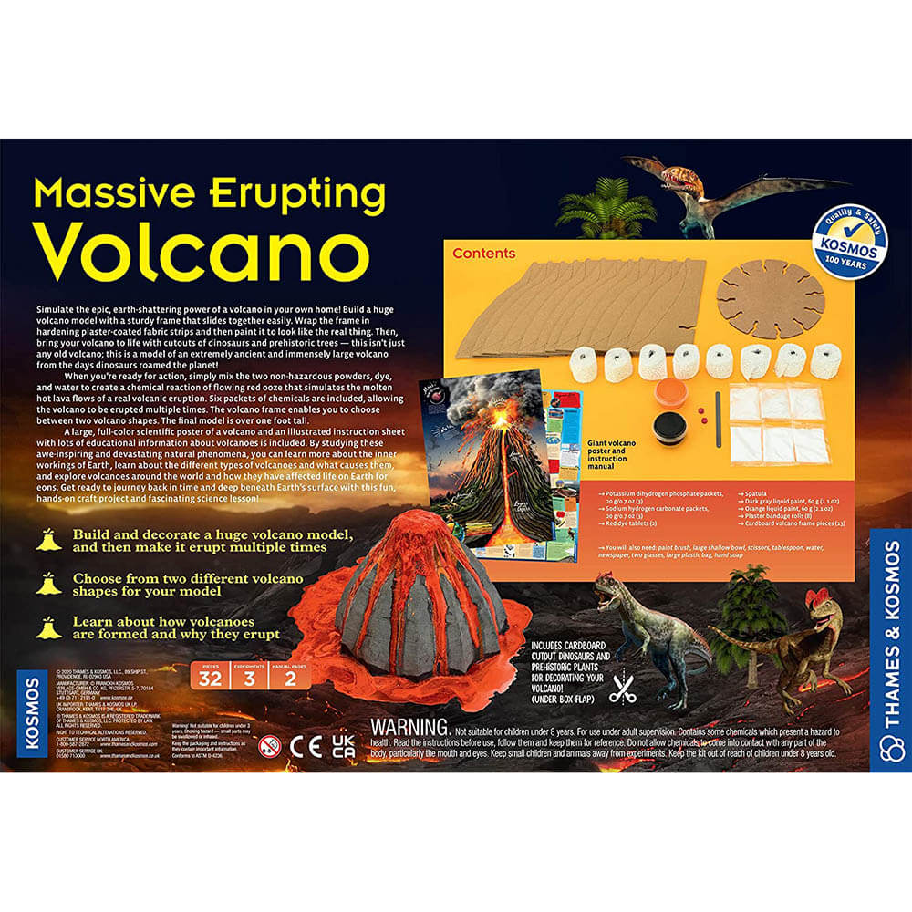 Thames and Kosmos Massive Erupting Volcano
