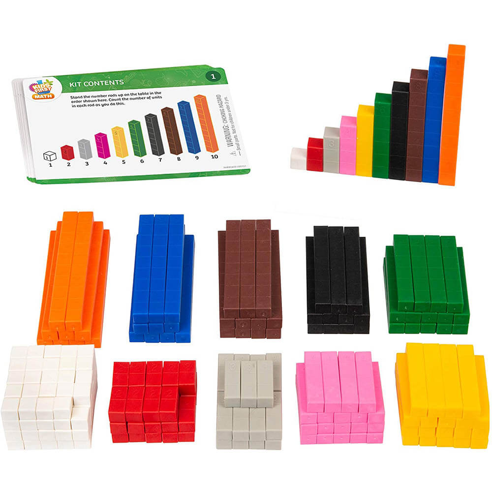 Thames and Kosmos Number Rods Math Kit with Activity Cards