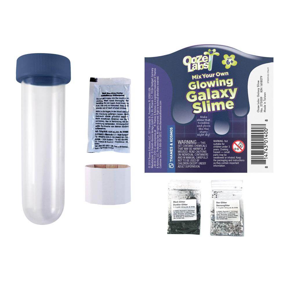 Thames and Kosmos Ooze Labs 9: Glowing Galaxy Slime
