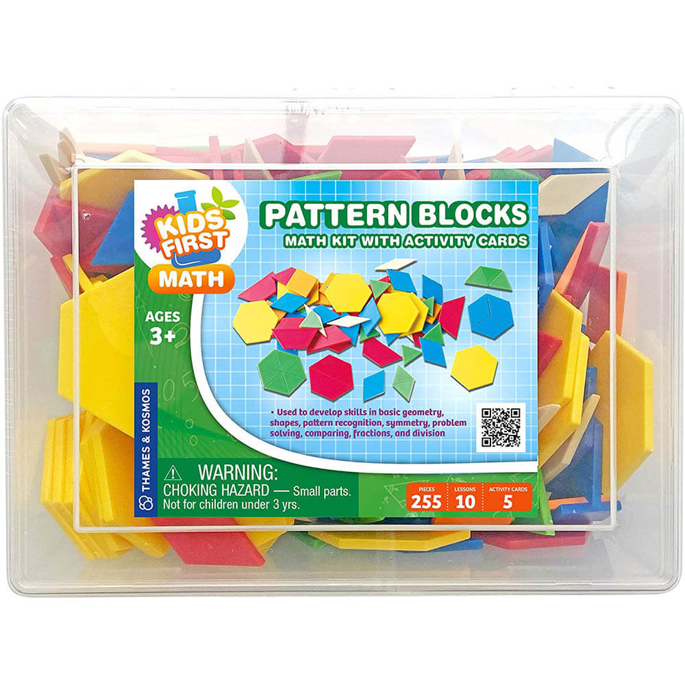 Thames and Kosmos Pattern Blocks Math Kit with Activity Cards