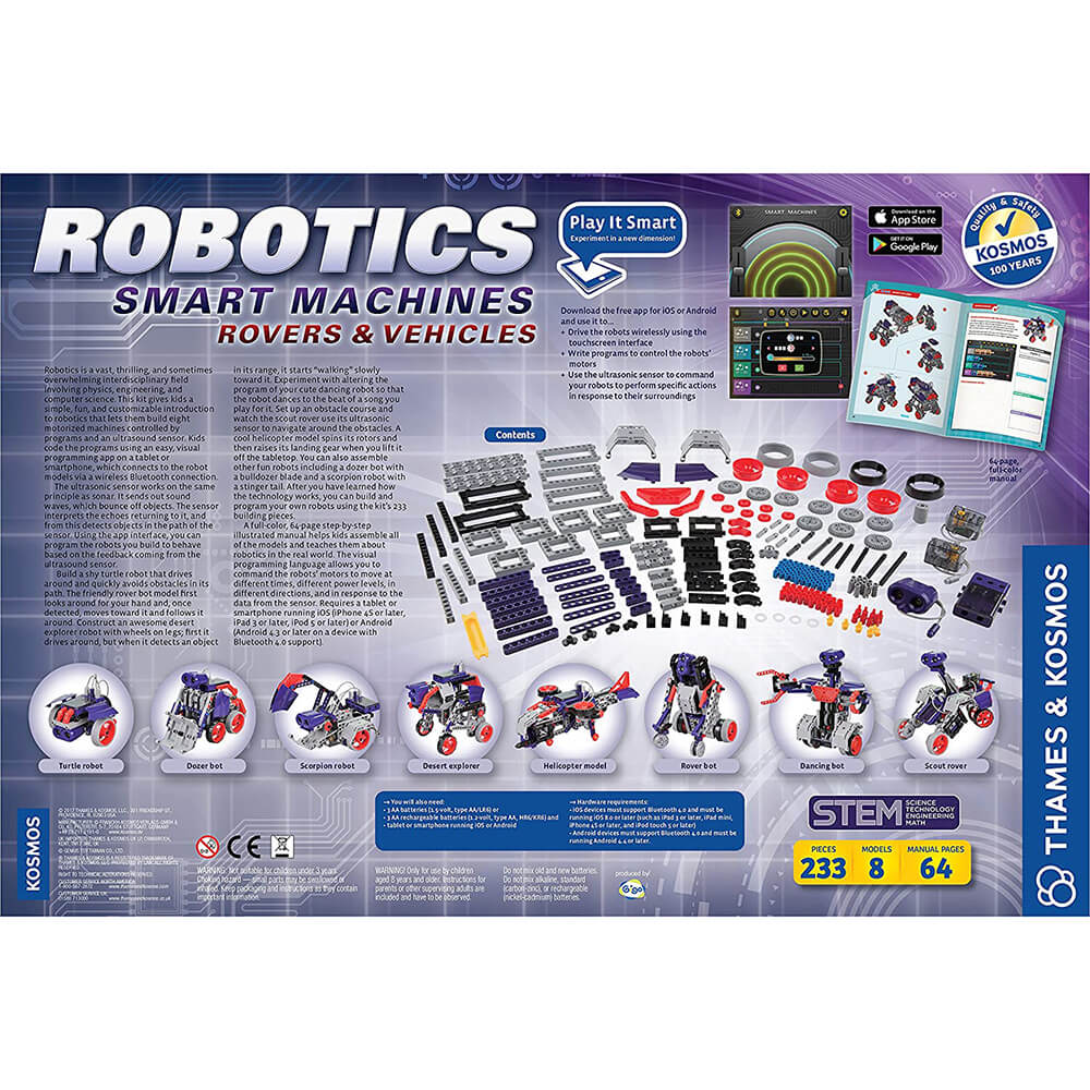 Thames and Kosmos Robotics: Smart Machines - Rovers & Vehicles