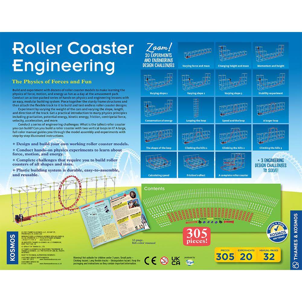 Thames and Kosmos Roller Coaster Engineering