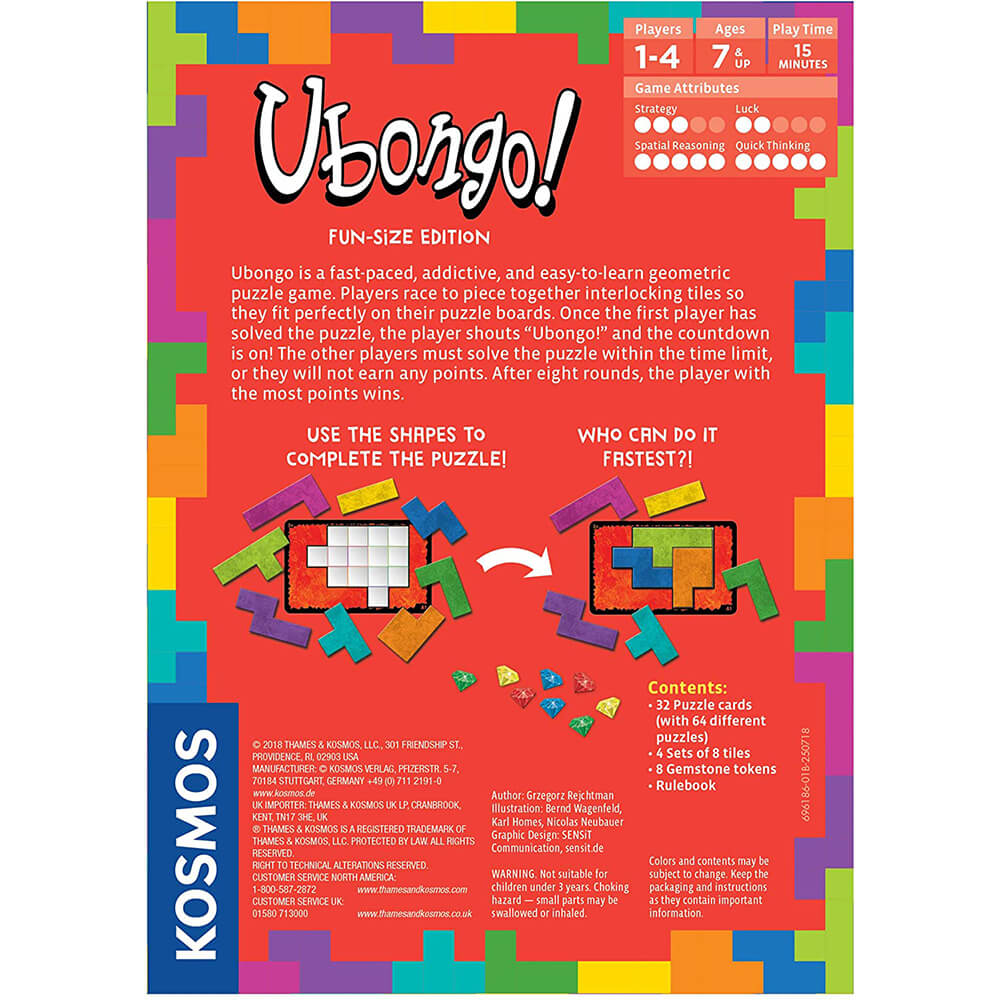 Thames and Kosmos Ubongo: Fun-Size Edition