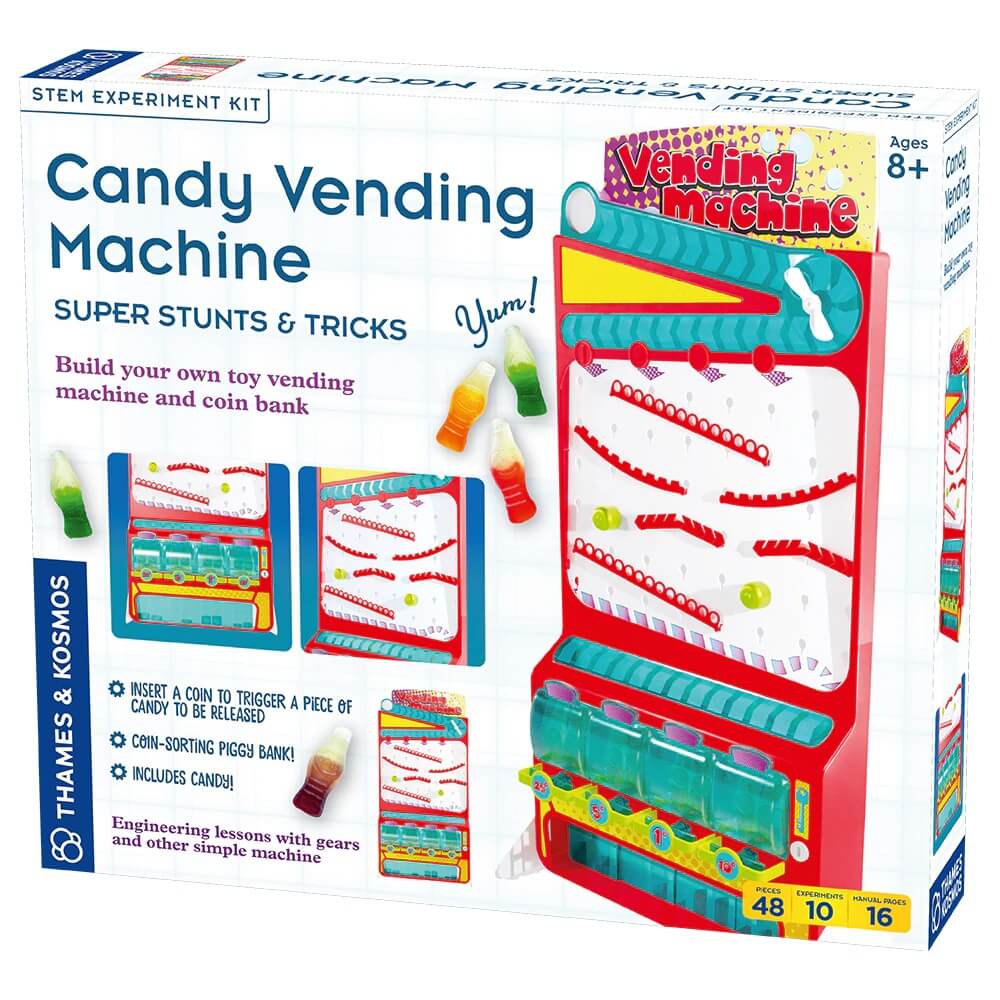 Thames & Kosmos Candy Vending Machine - Super Stunts and Tricks Science Set