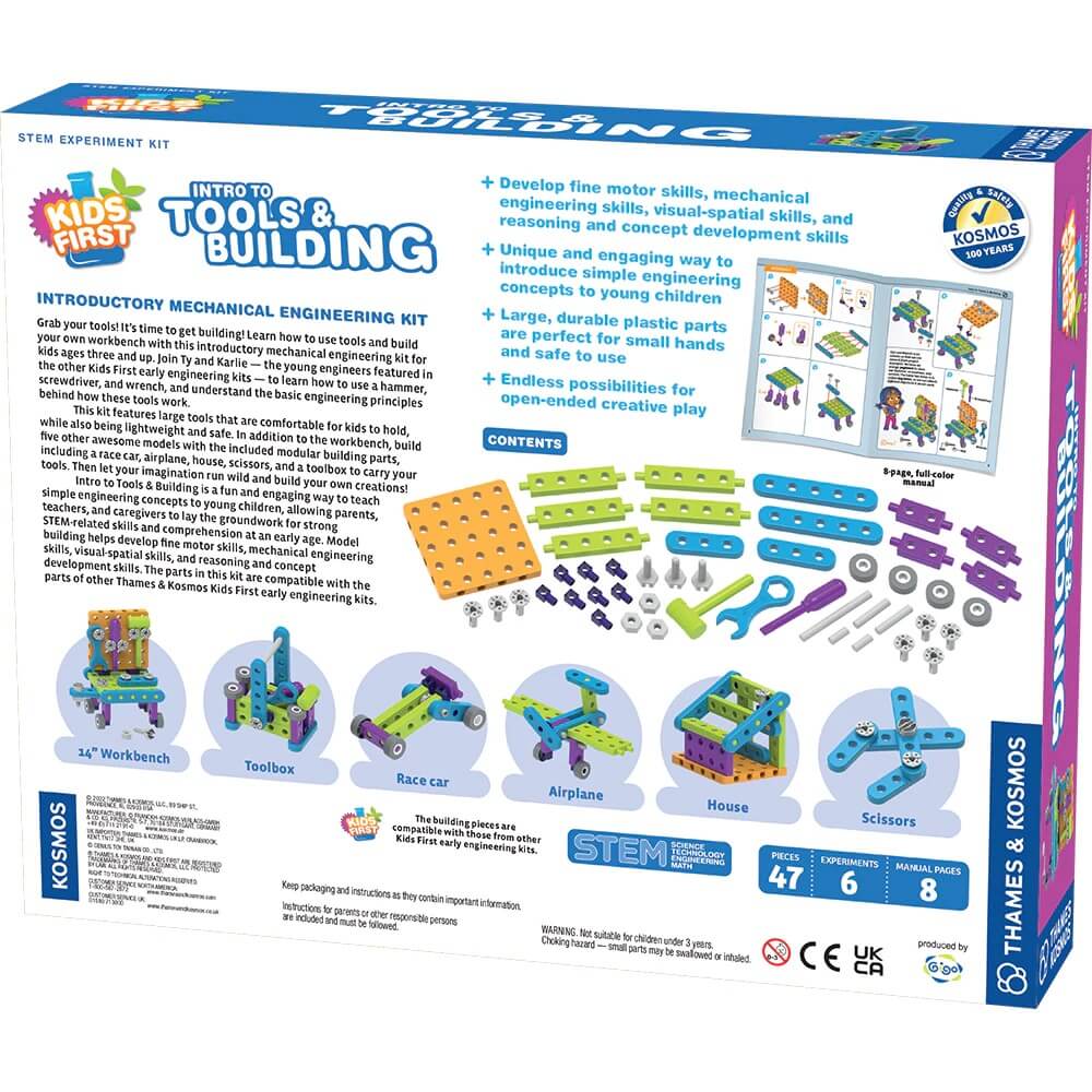 Thames & Kosmos Kids First Intro to Tools & Building Science Set