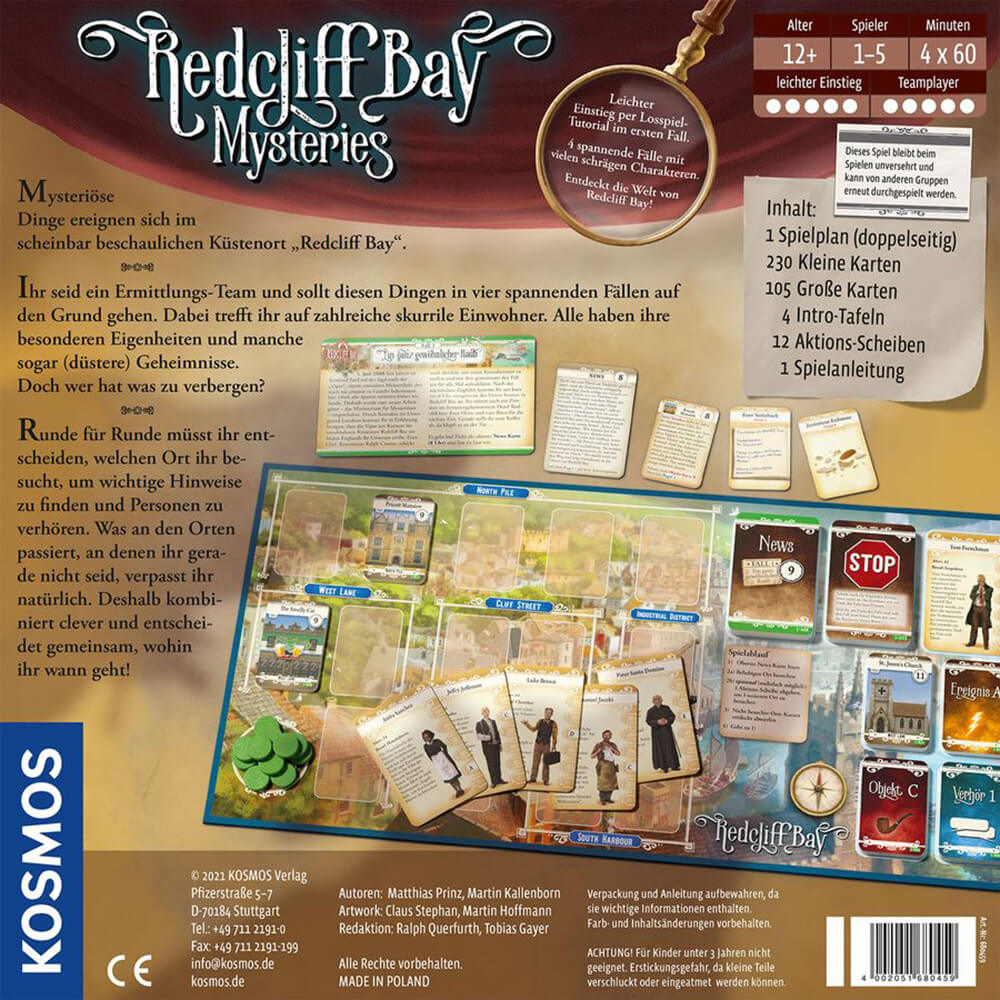 Thames & Kosmos Redcliff Bay Mysteries Game