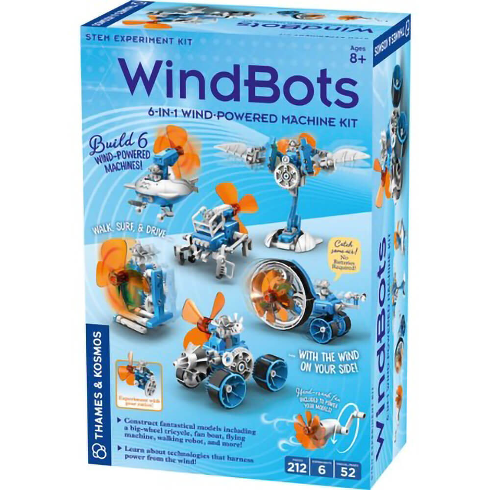 Thames & Kosmos WindBots 6-in-1 Wind-Powered Machine Kit Science Set