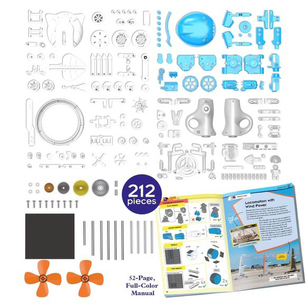 Thames & Kosmos WindBots 6-in-1 Wind-Powered Machine Kit Science Set