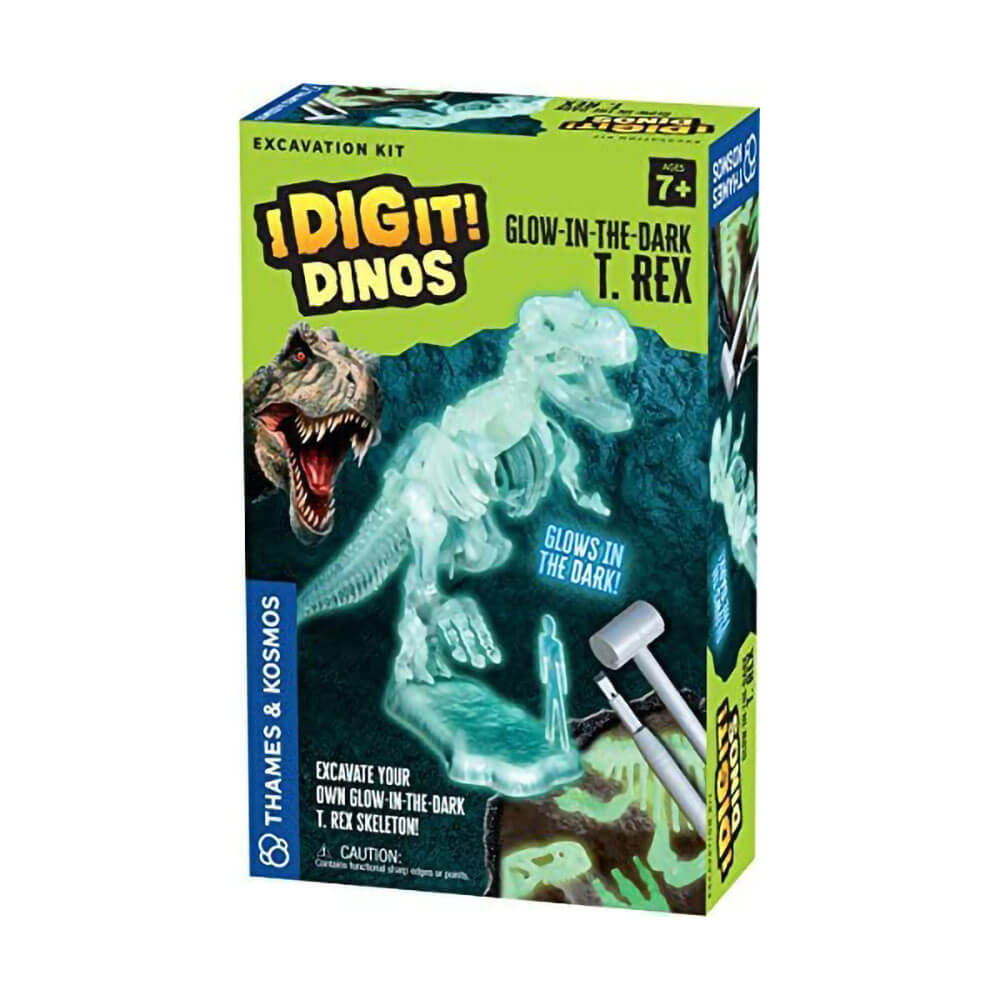 Thames and Kosmos I Dig It! Dinos Glow-in-Dark T. Rex Excavation Kit