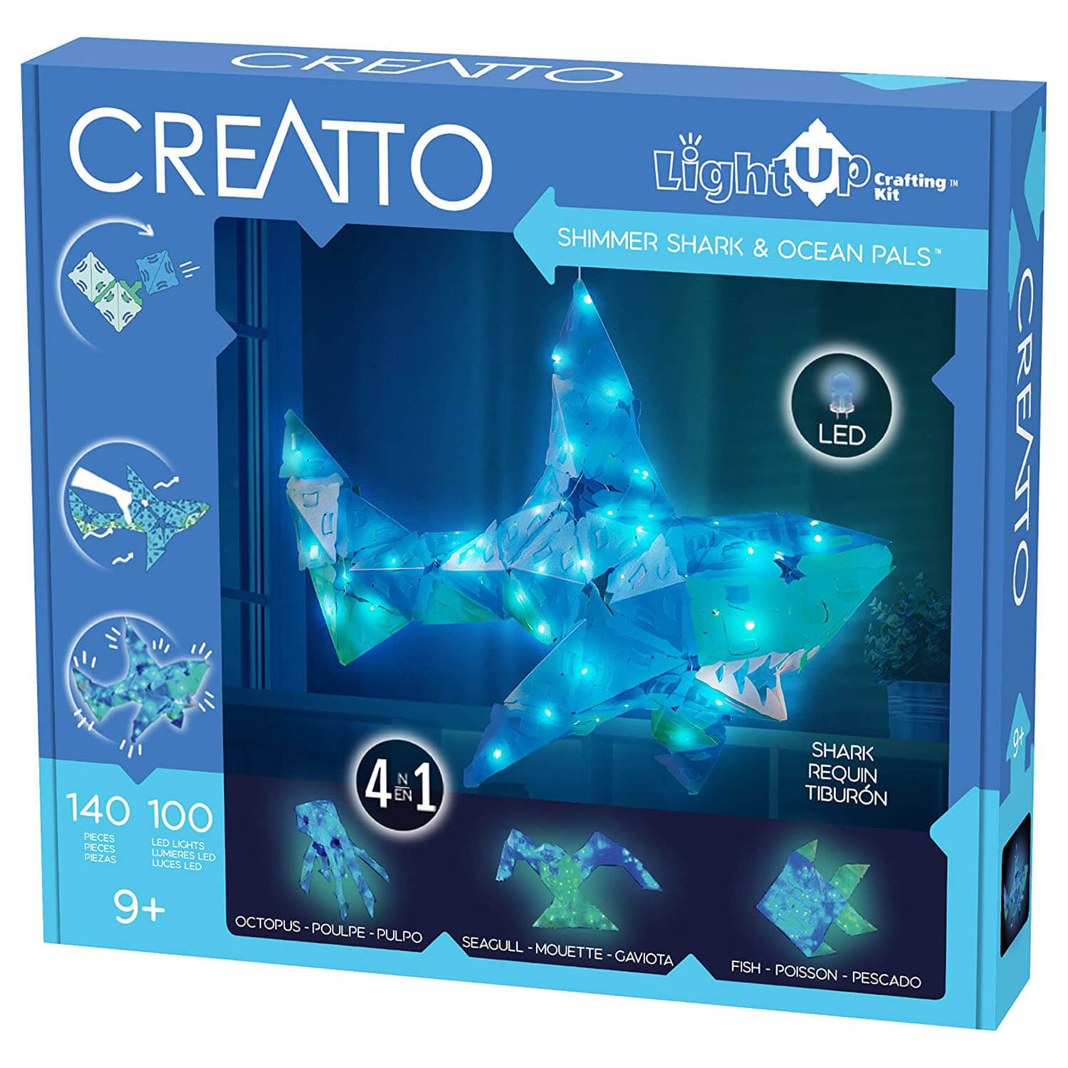 Thames and Kosmos Creatto: Shimmer Shark & Ocean Pals Light-up Kit
