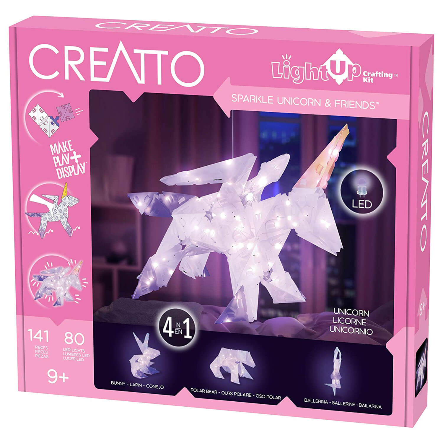Thames and Kosmos Creatto: Sparkle Unicorn & Friends Light-up Kit