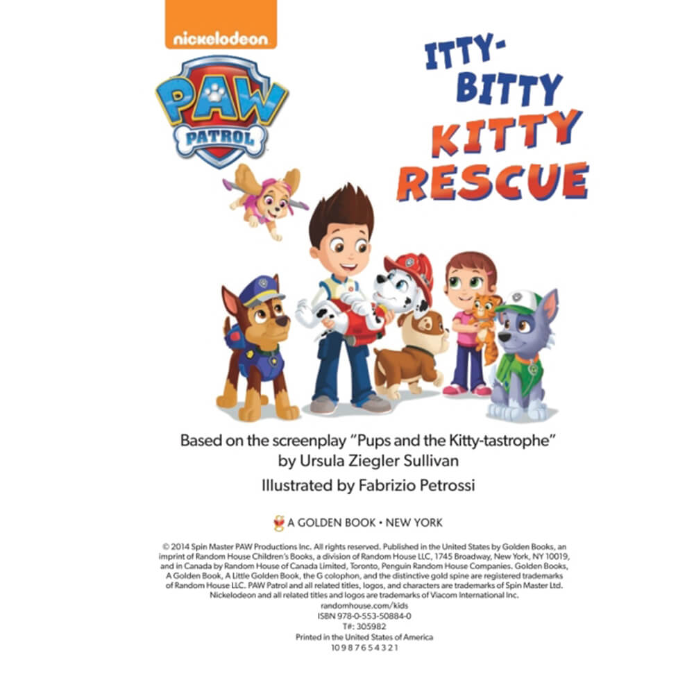 The Itty-Bitty Kitty Rescue (Paw Patrol)