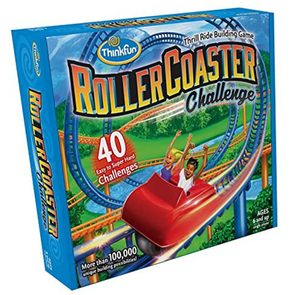 ThinkFun Roller Coaster Challenge Thrill Ride Building Game