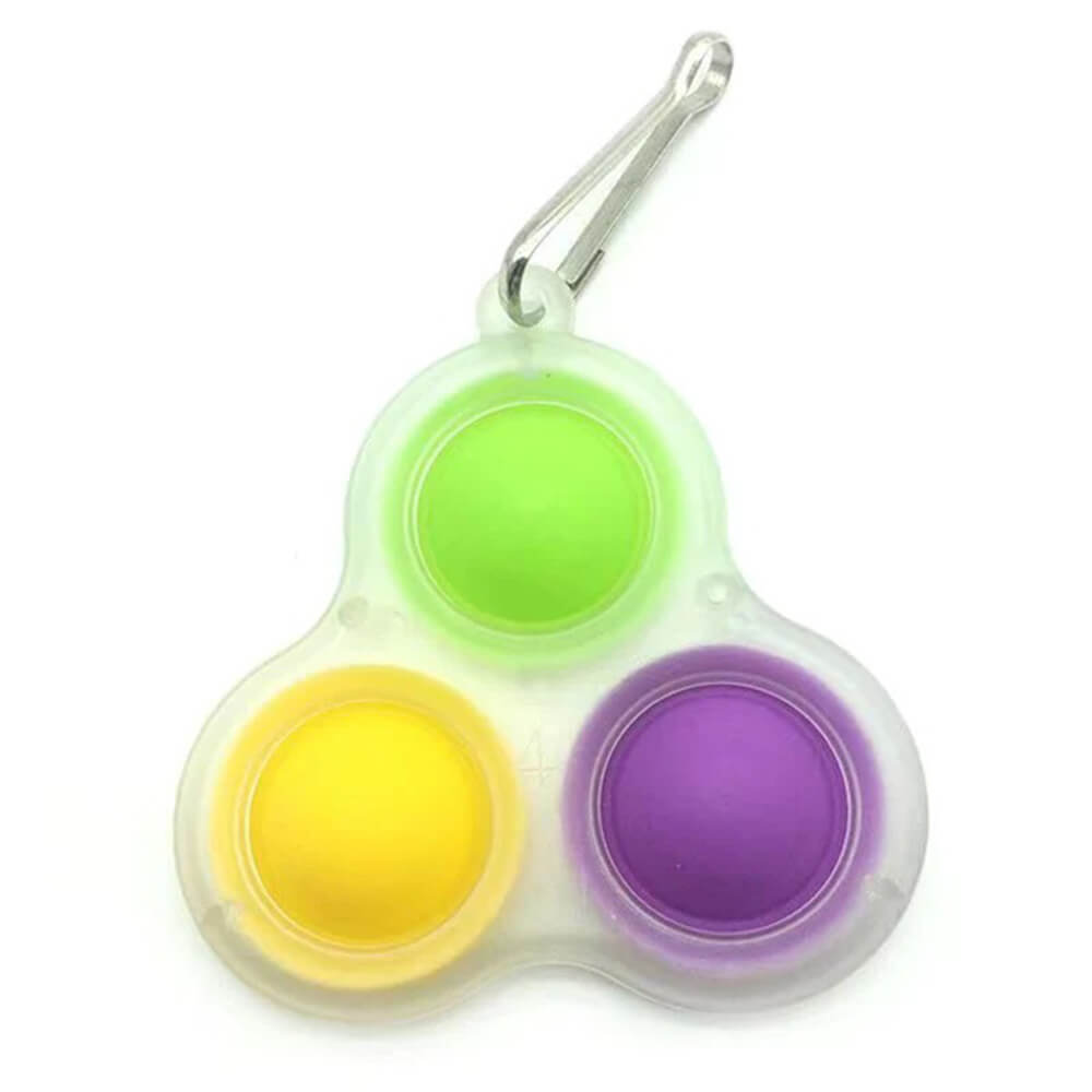 ThinkKool 3 Digit Glow In the Dark Pop Fidget Toy (colors may vary)