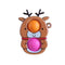 ThinkKool Reindeer Dimple Pop Fidget Toy (colors may vary)