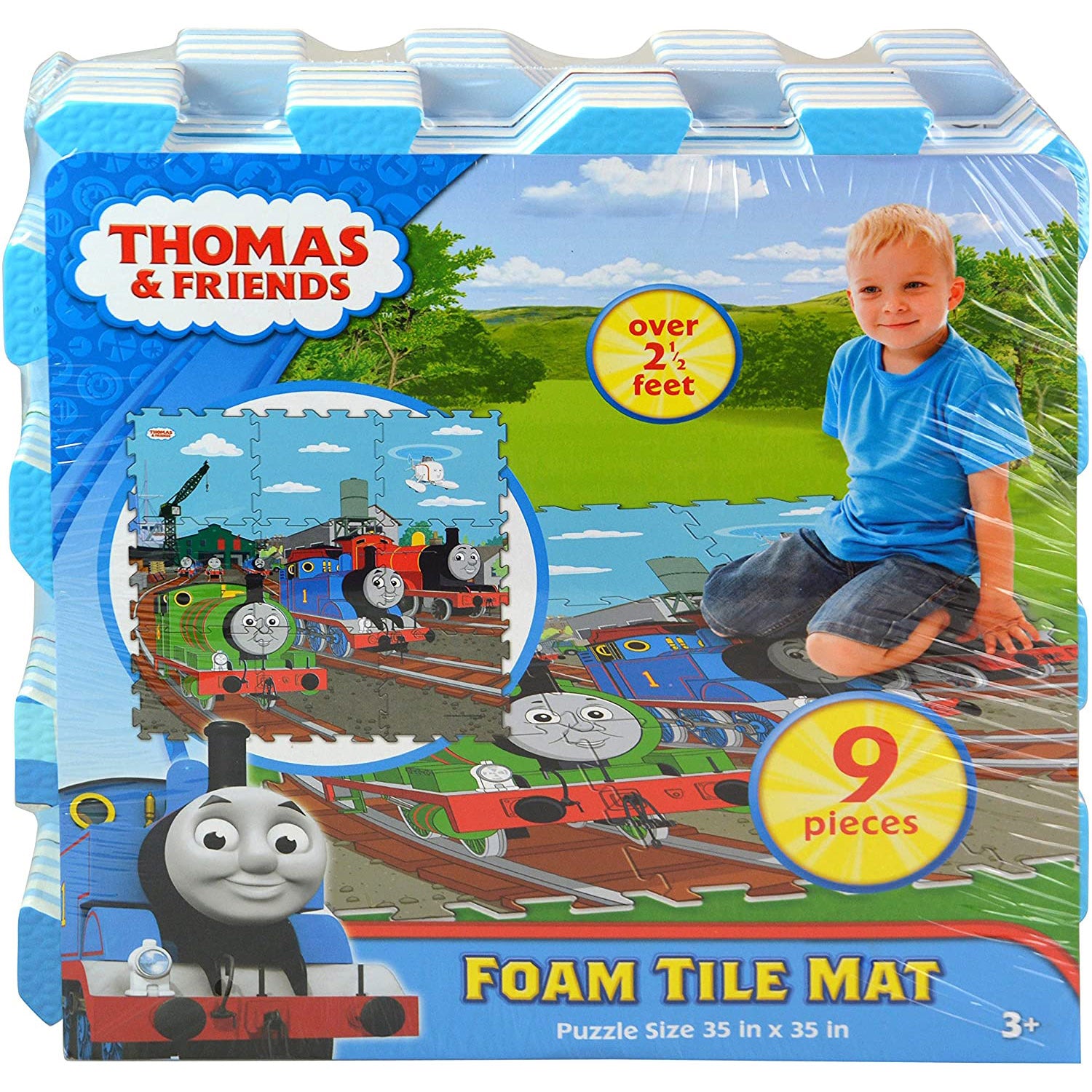 Thomas & Friends 9 Piece Foam Tile Mat