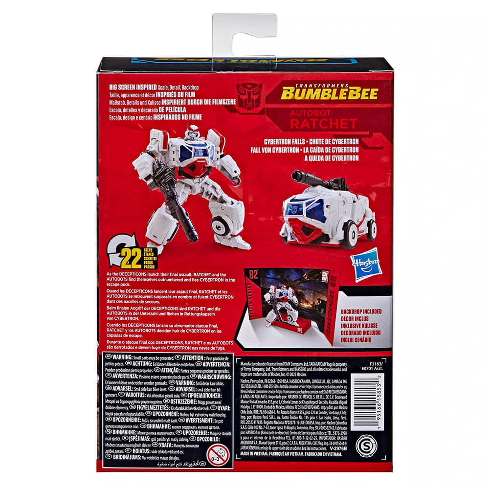 Transformers Autobot Studio Series 82 Deluxe Ratchet Figure