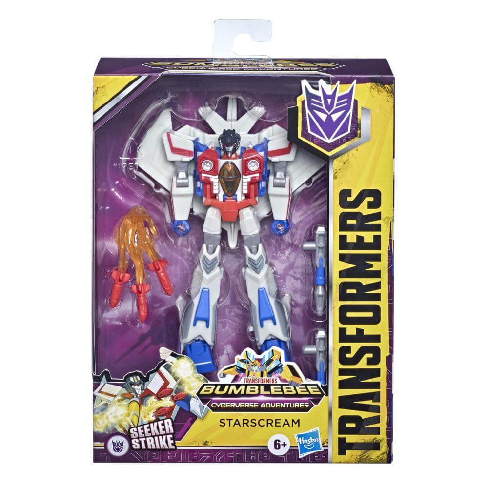 Transformers Bumblebee Cyberverse Adventures Deluxe Starscream Action Figure