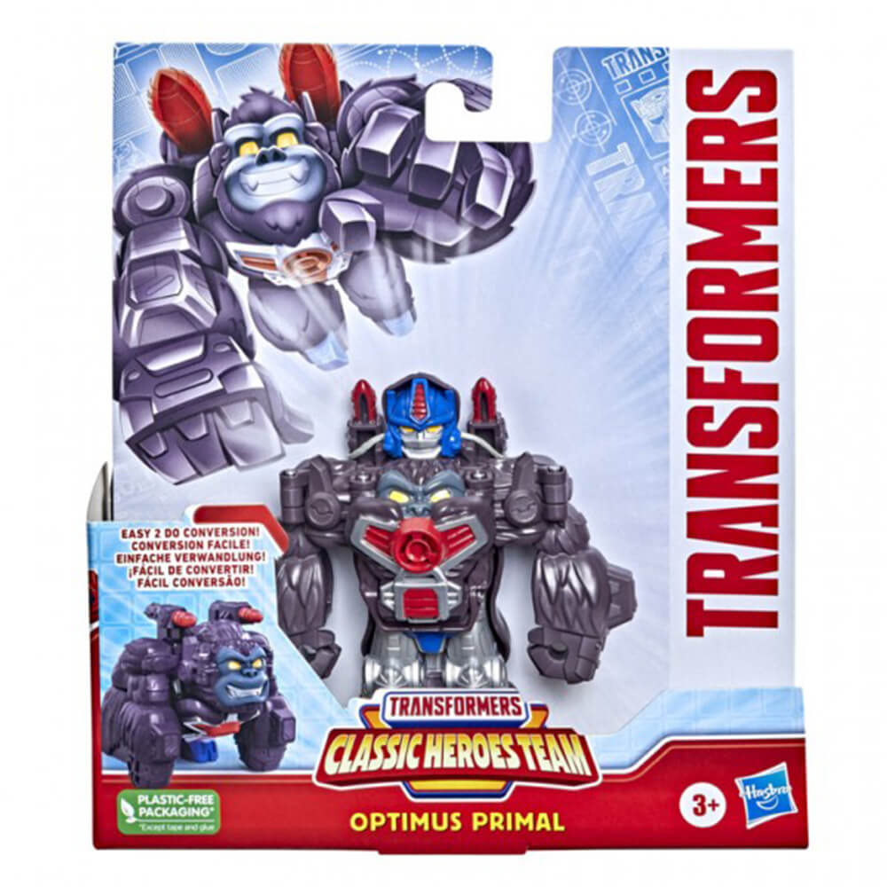 Transformers Classic Heroes Team Bot to Beast Optimus Primal Action Figure