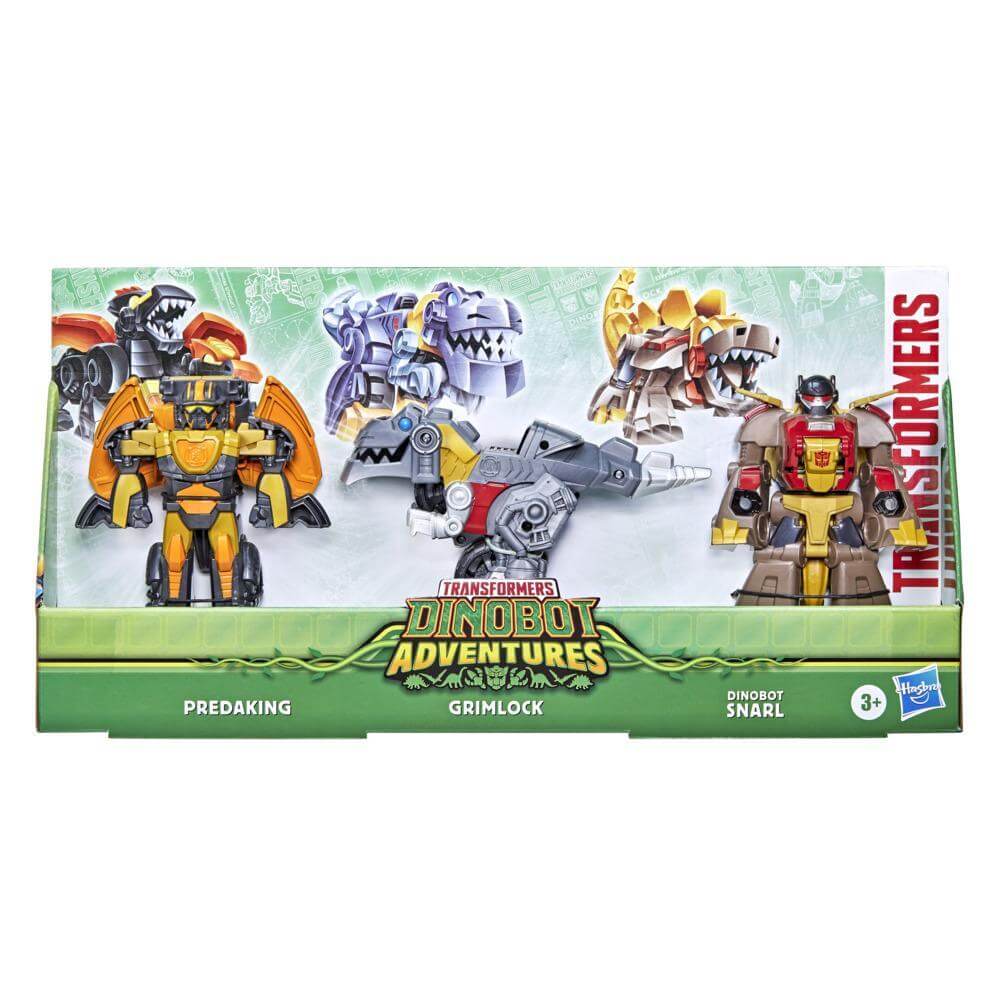 Transformers Dinobot Adventures Dinobot Squad Action Figures 3 Pack