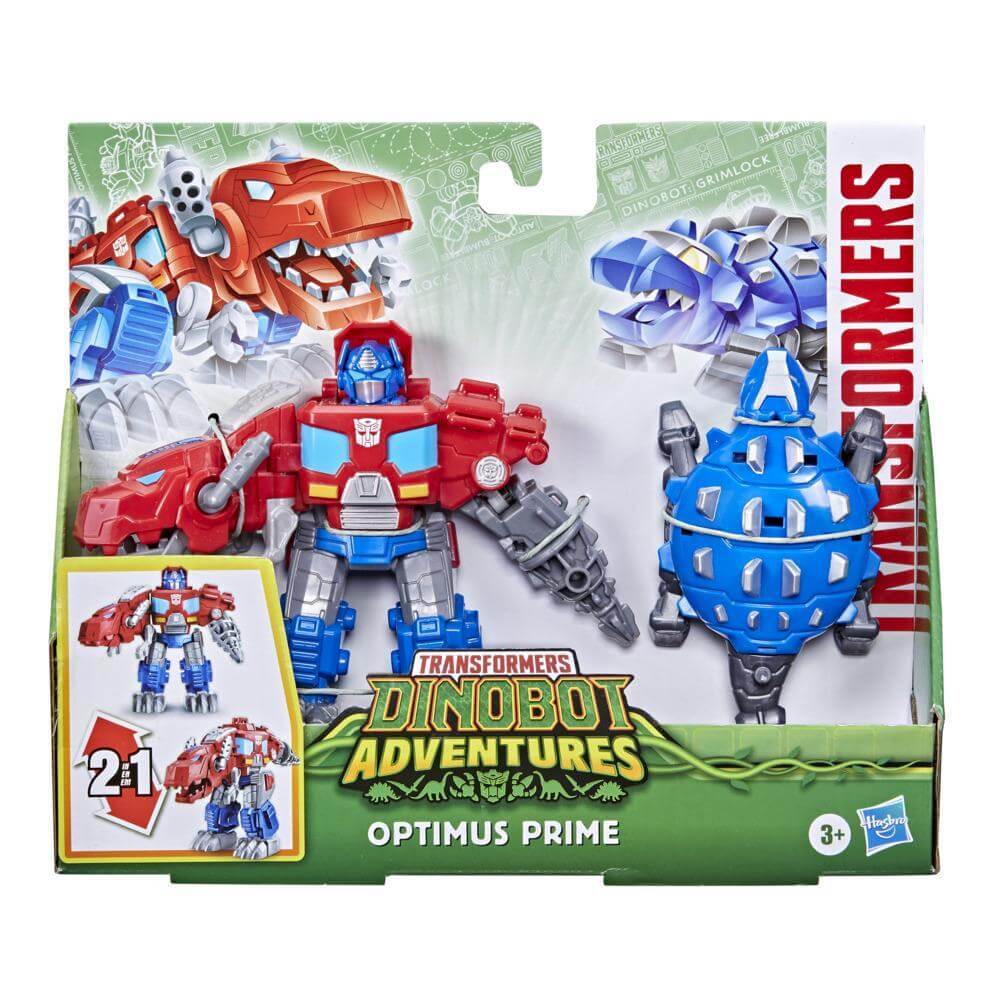 Transformers Dinobot Adventures Optimus Prime Action Figure 2-Pack