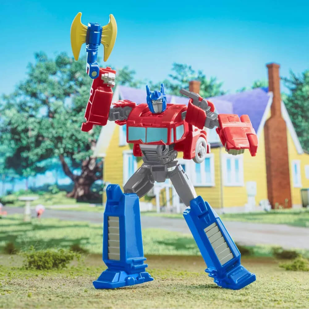 Transformers EarthSpark Warrior Optimus Prime Action Figure