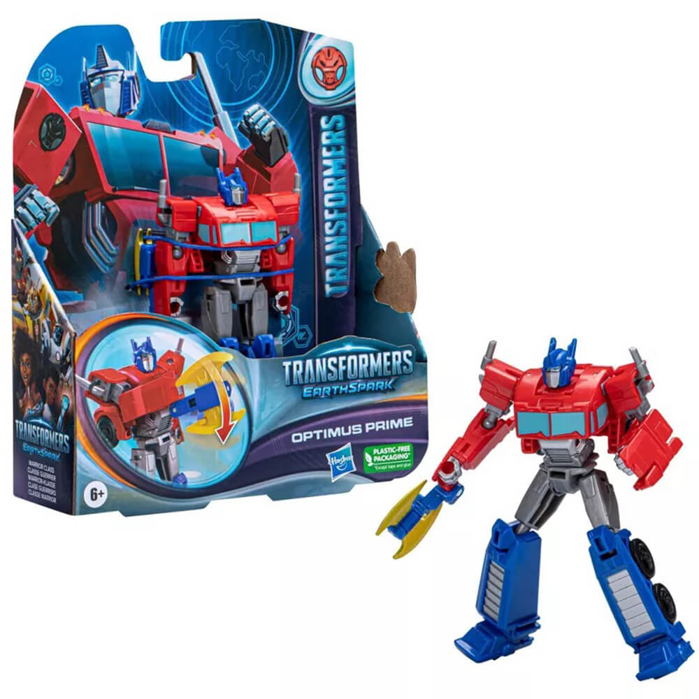 Transformers EarthSpark Warrior Optimus Prime Action Figure