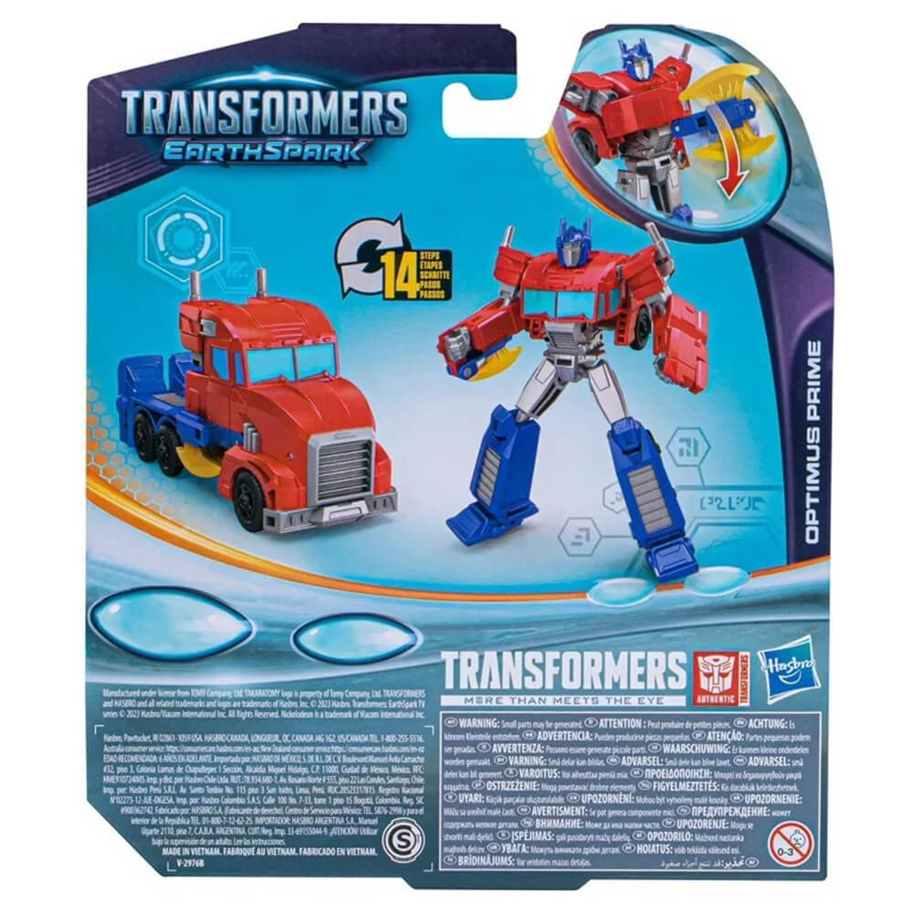 Transformers EarthSpark Warrior Optimus Prime Action Figure