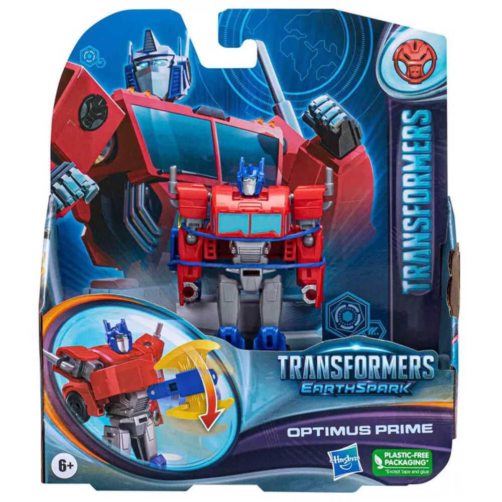 Transformers EarthSpark Warrior Optimus Prime Action Figure