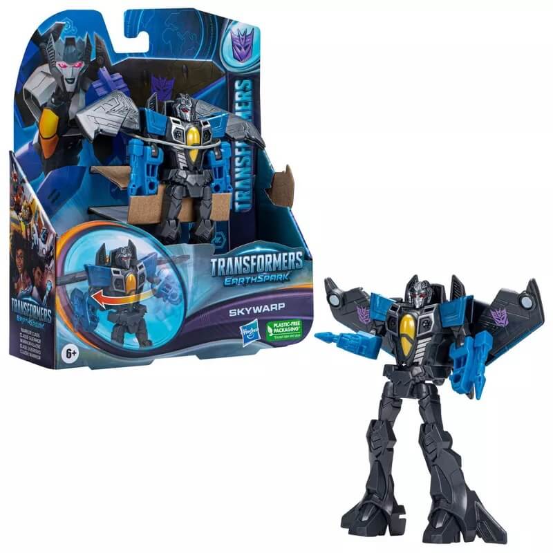 Transformers EarthSpark Warrior Skywarp Action Figure