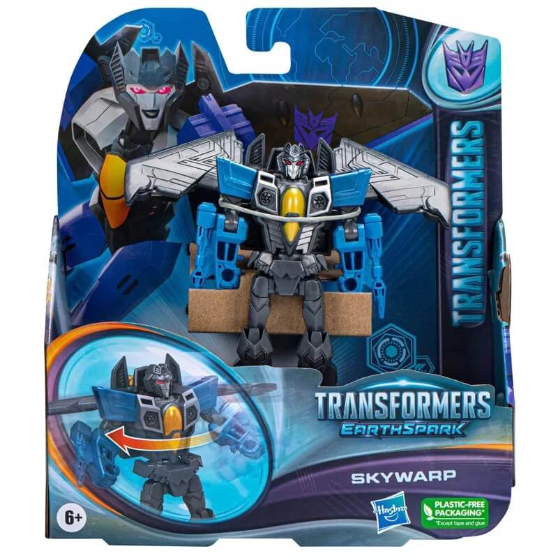 Transformers EarthSpark Warrior Skywarp Action Figure