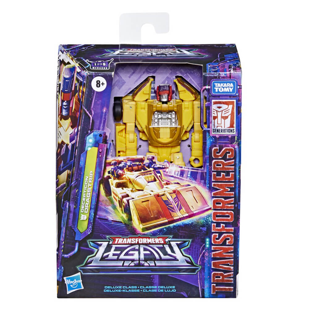 Transformers Generations Legacy Deluxe Decepticon Dragstrip Action Figure