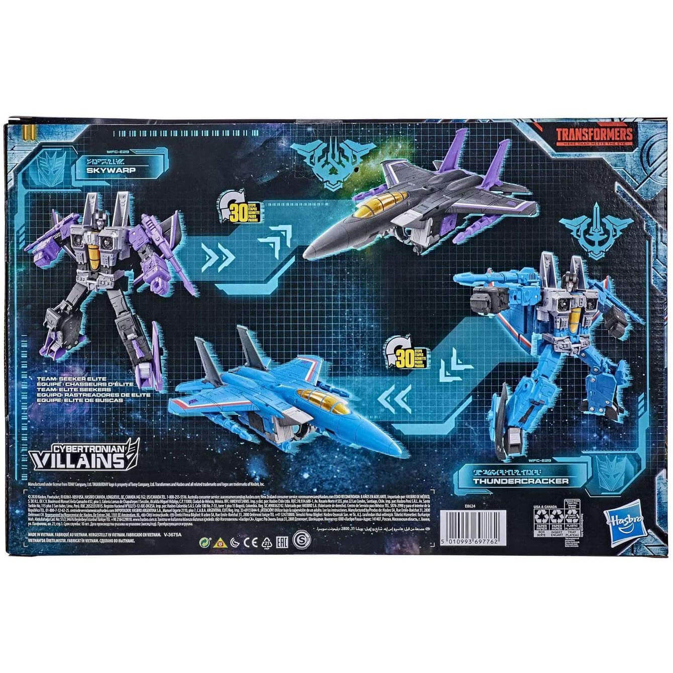 Transformers Voyager Class Skywarp Thundercracker 2-Pack