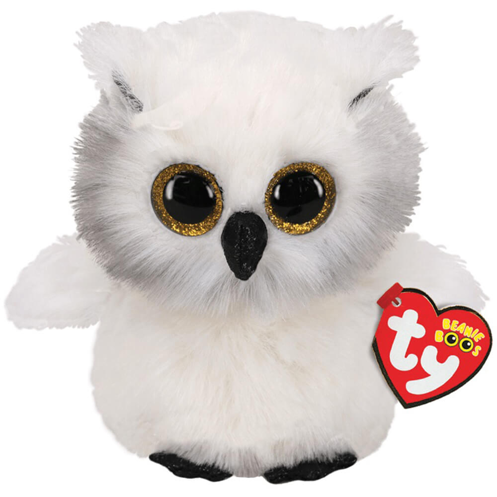 Ty Beanie Boos Austin the White Owl 6" Plush