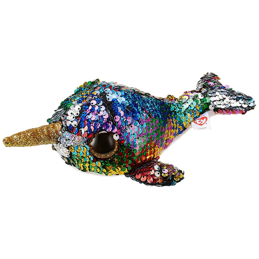 Ty Sequin Calypso the Multi-Colored Narwal Regular