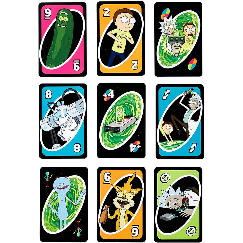 UNO Rick and Morty Card Game