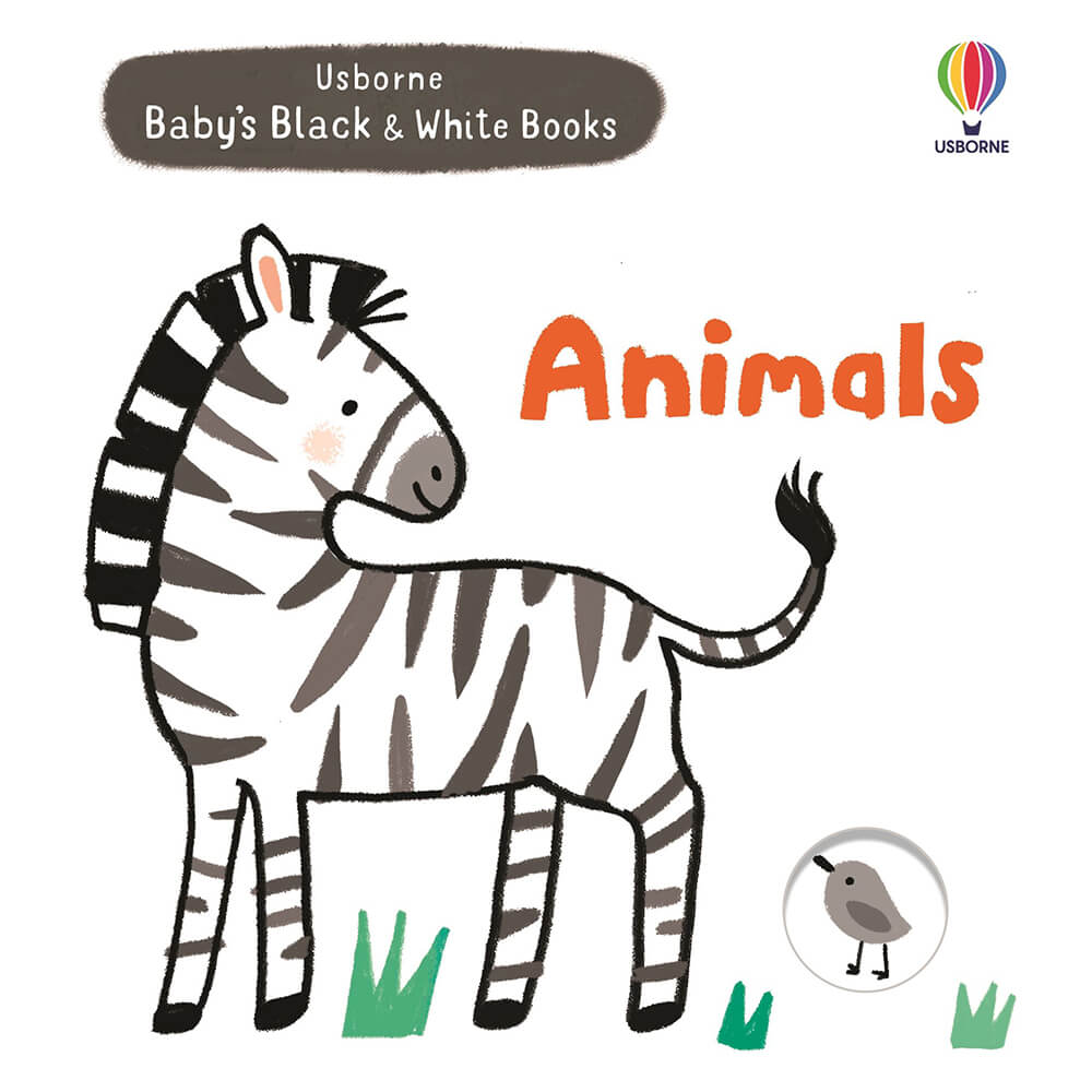Usborne Baby’s Black & White Books, Animals (Baby's Black & White Books)