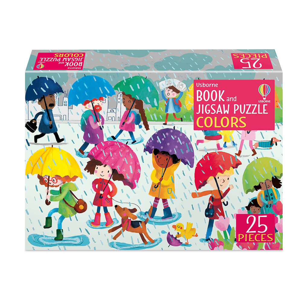 Usborne Colors, Book & Jigsaw Puzzle (Book & Jigsaw Box Sets)