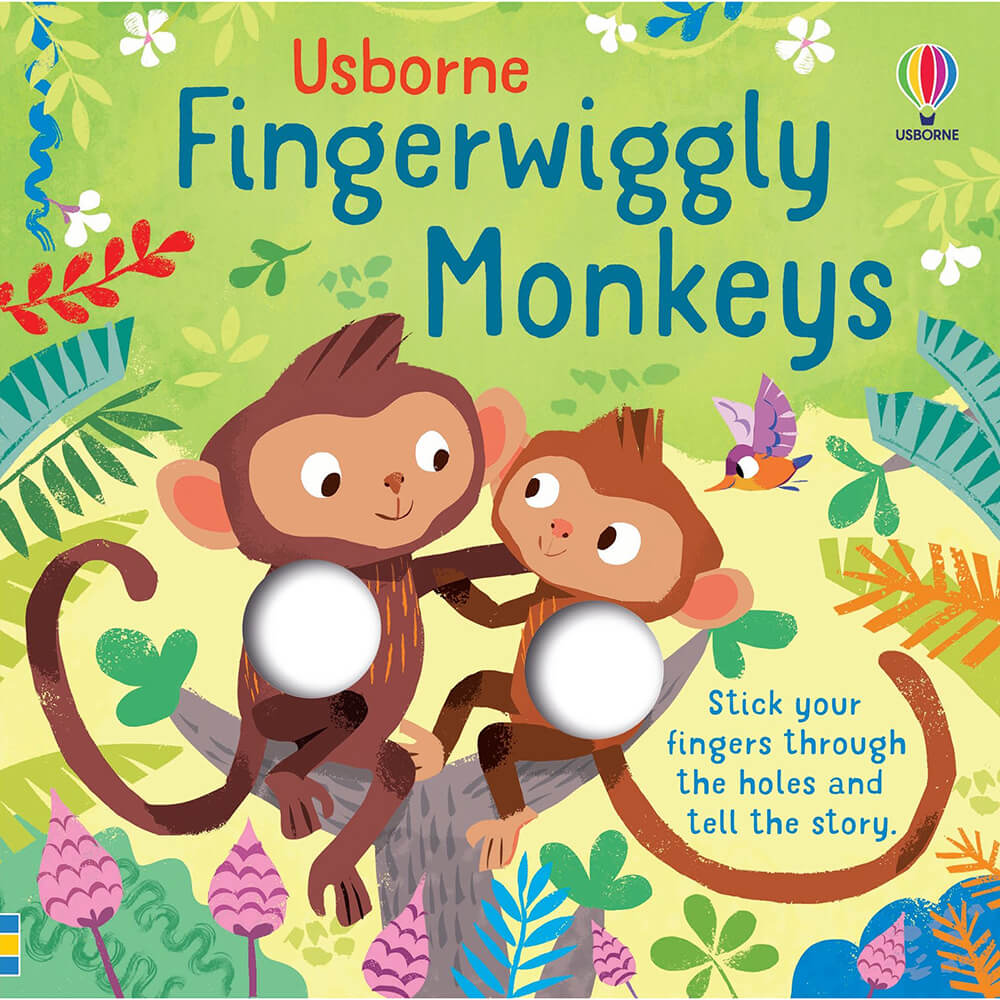 Usborne Fingerwiggly Monkeys (Fingerwiggly Books)
