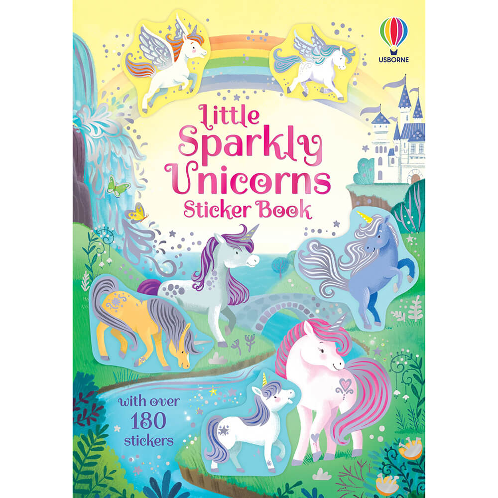 Usborne Little Sparkly Unicorns Sticker Book