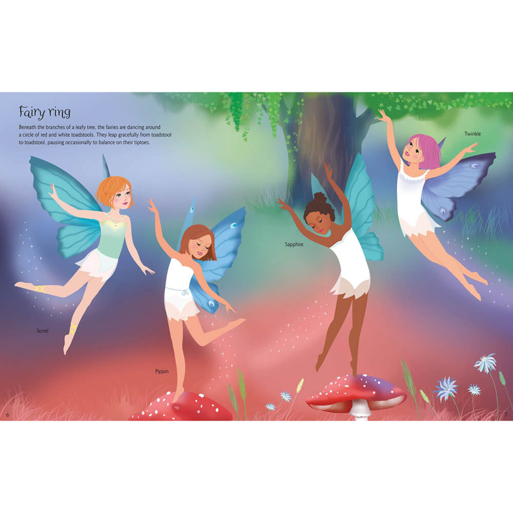 Usborne Little Sticker Dolly Dressing Fairies Maziply Toys Usborne Little Sticker Dolly Dressing Fairies Maziply Toys